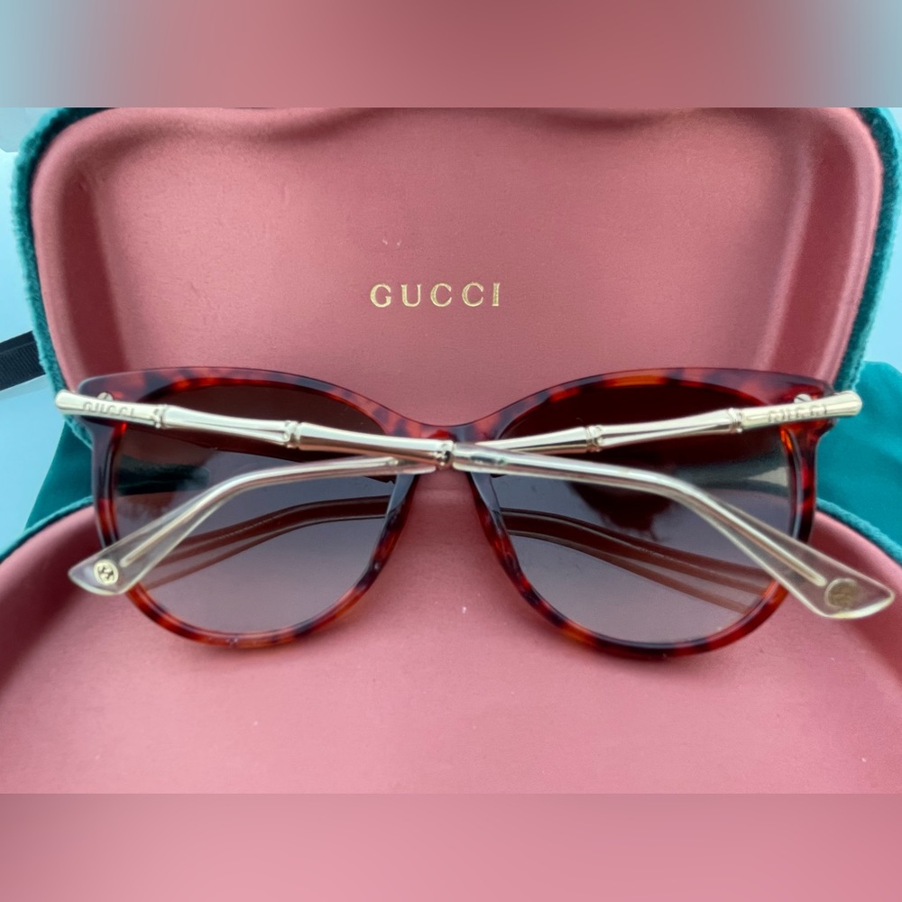 Authentic 😎 GUCCI Bamboo Cat Eye ☀️Sunglasses